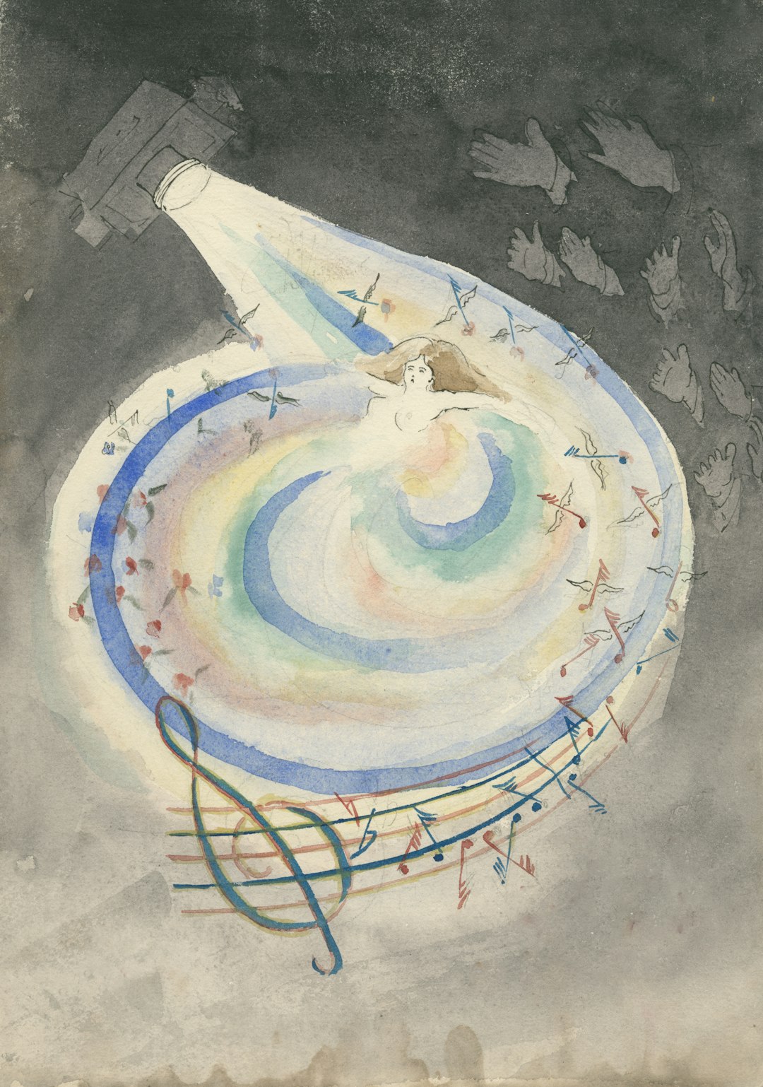 Jerome Robbins Dance Division, The New York Public Library. person holding multiple sports logos